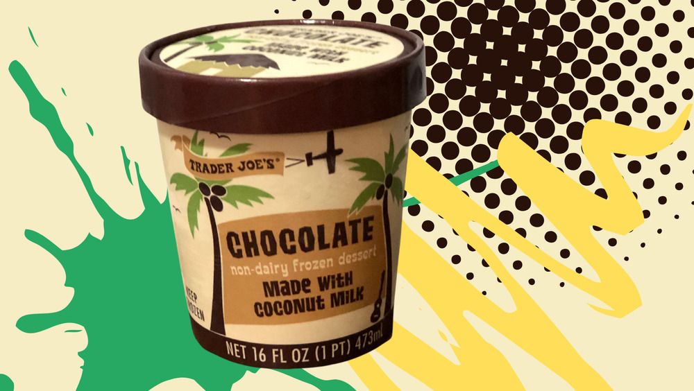 Čokoladni sladoled napravljen od kokosovog mlijeka
