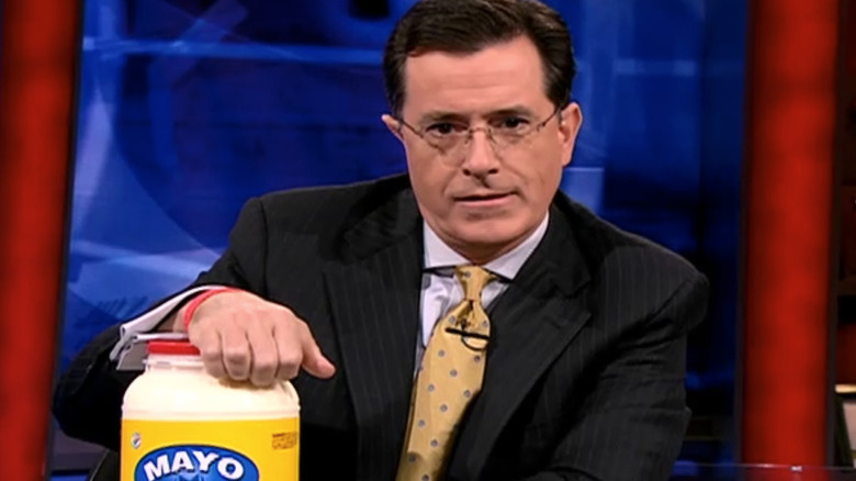   Stephen Colbert s teglom majoneze