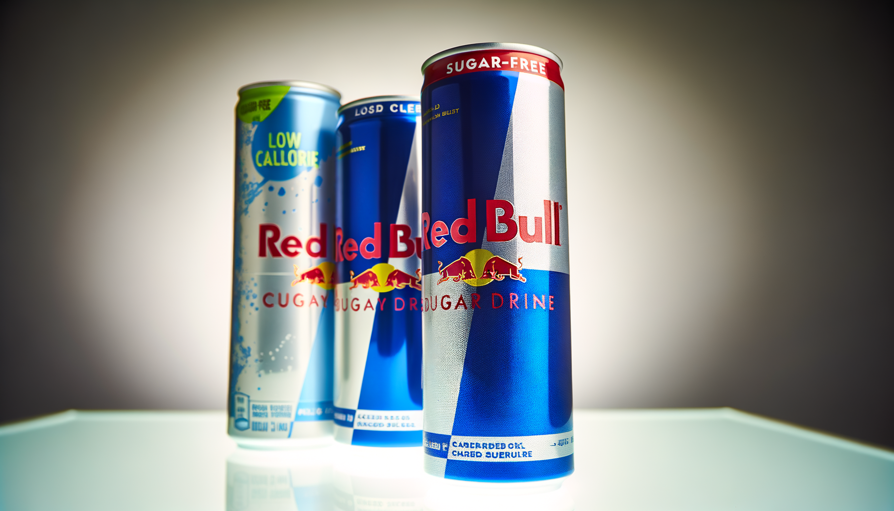 Opcje bez cukru i niskokaloryczne Red Bull